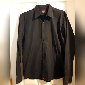 UNTUCKit Black Stone Shirt, Slim Fit